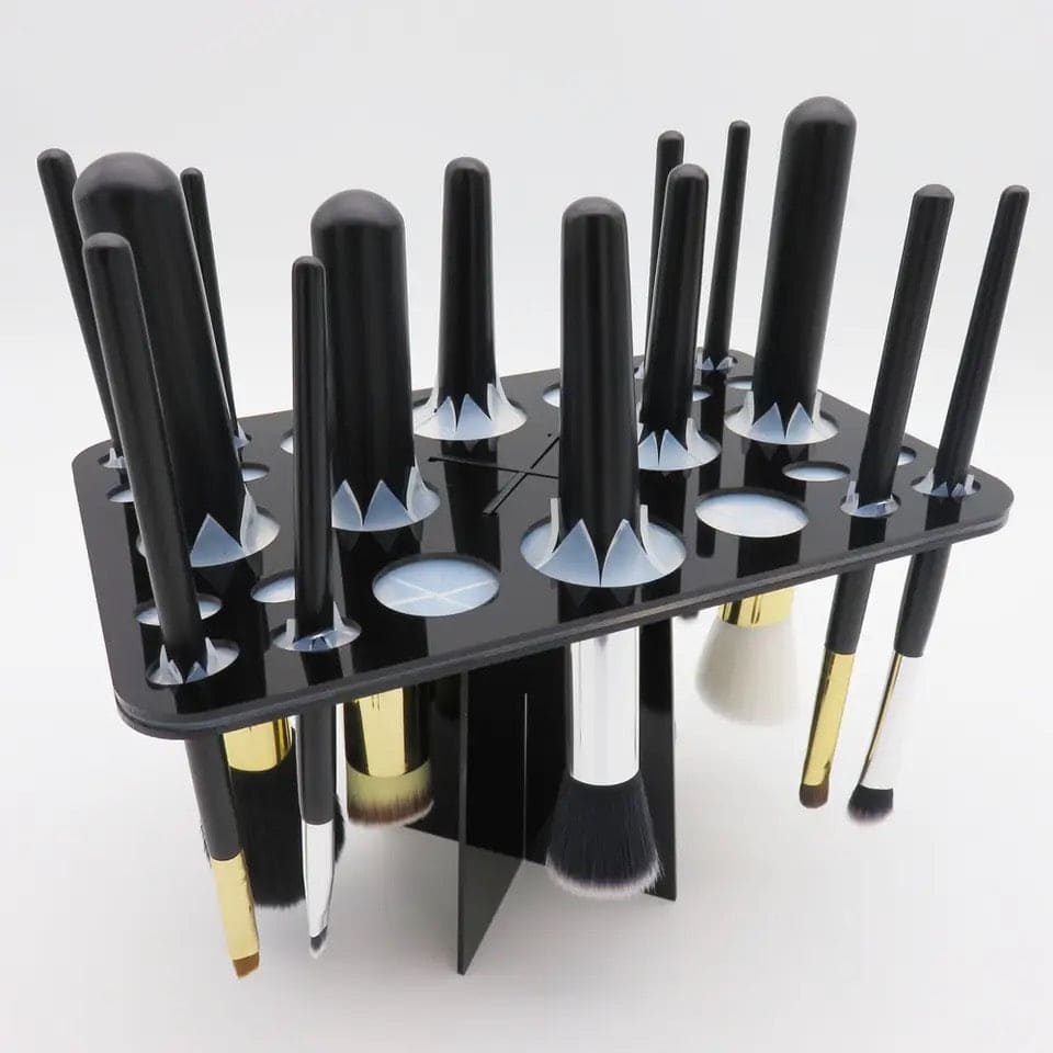 26 Holes Makeup Brush Stand, Drying Brushes Shelf, Tree Tower Makeup Brush Holder, Multifunctional Display Stand, Wash Makeup Brush Holder, Makeup Brush Set Dryer Plate 26 Holes Makeup Brush Stand, Drying Brushes Shelf, Tree Tower Makeup Brush Holder, Multifunctional Display Stand, Wash Makeup Brush Holder, Makeup Brush Set Dryer Plate